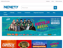Tablet Screenshot of nenety.com.br
